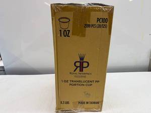 2500pcs 1oz Portion Cups