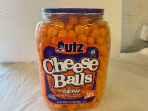 2x 23oz Utz Cheddar Cheese Balls