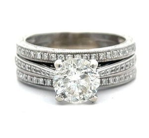 Shane Company 2.00 Carat Natural Diamond Ring in 14K White Gold; $10,000 Retail Paid for Set *VIDEO*