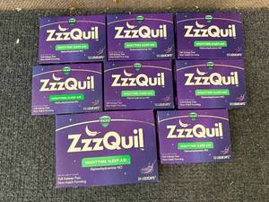 8 Packs Of Zzzquil Sleep Aid