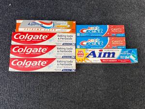 7 Packs Of Toothpaste