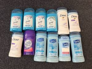 12 Sticks Of Womens Deodorant