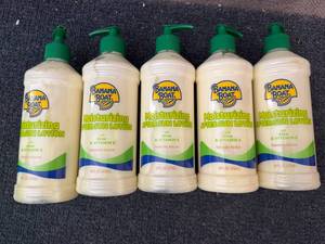 5 Bottles Of Banana Boat After Sun Lotion