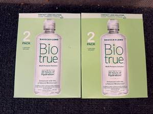 2 X 2Ct Packs Of Bio Ture Multi-Purpose Solution