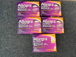 5 Packs Of Allegra Allergy