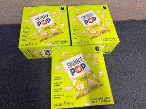 3 X 6Ct Boxes Of Skinny Pop Original