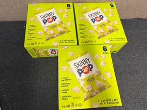3 X 6Ct Boxes Of Skinny Pop Original