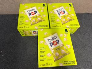 3 X 6Ct Boxes Of Skinny Pop Original