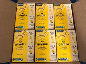 6 Packs Of Gevalia Chai Spice Latte