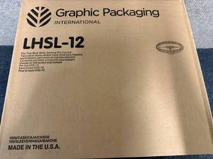 Box Of Graphic Packaging Hot Cup Lids