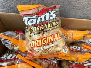 Box Of Toms Pork Rinds