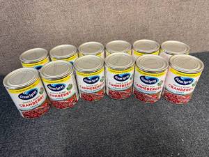 12 Cans Of Ocean Spray Cranberries
