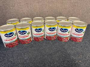 14 Cans Of Ocean Spray Cranberries