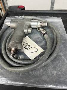 Orthal Power Pneumatic Surgical Drill Handpiece w Air Hose High Torque Bone Drill Tool Designed For Orthopedic or Veterinary Surgery Great For Bone Drilling Reaming Implant Prep Trauma Procedures & Surgical Workshops Powerful Professional Grade Unit