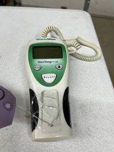 Welch Allyn SureTemp Plus 690 Clinical Thermometer Super Fast Readings 4-6 Seconds Oral Color Coded Probe Wells Infection Control Cover Eject Button Backlit Display Perfect For Clinics Schools Pediatrics Home Health &amp Medical Screening