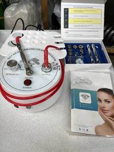 MSRP $300 3-in-1 Diamond Dermabrasion Machine Microdermabrasion Facial System, Vacuum Suction Exfoliation, SpaEsthetician Equipment&nbspw 9 Tips 3 Wands For Wrinkles Acne Scars Hyperpigmentation &amp Pores- SPA MONEY MAKER
