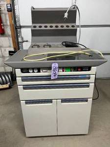 MSRP $2,000 Midmark 498 ENT Treatment Cabinet Power Procedure Center Dual Pump Vacuum  Pressure Foot Pedal Control Storage Drawers Gauge & Regulator Mobile Steel Cart Perfect For ENT Clinics Exams Suction Irrigation & Minor Procedures