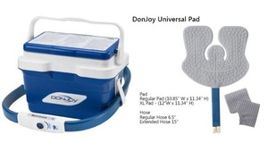 DonJoy IceMan Cold Therapy Unit w Universal Shoulder Wrap Pad 16 Quart Reservoir Recirculating Ice Water System Consistent Cold Therapy Helps Reduce Swelling &amp Post Surgery Pain Perfect For Shoulder Knee Ortho Recovery At Home GREAT CONDITION