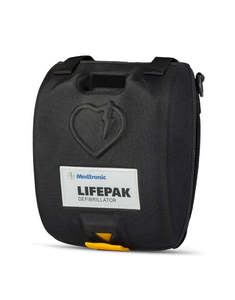 MSRP $2,000 Medtronic LIFEPAK AED Defibrillator  First Responder Kit Carry Case Rescue Accessories Easy 2 Step Operation Voice Prompts Escalating Life Saving Emergency Device Perfect For Business School Gym Home Works BatteryPads Expired