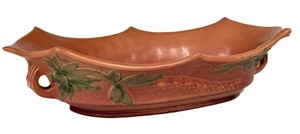 L2 - Roseville Bleeding Heart Bowl 383-1 - 1940 Vintage