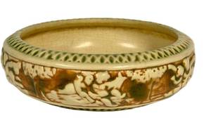 L4 - Roseville Donatello Bowl, Antique 1915-1925