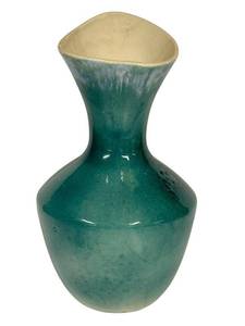 Roseville Pottery Experimental Vase - Vintage Teal Glazed, RARE FIND ONE OF A KIND
