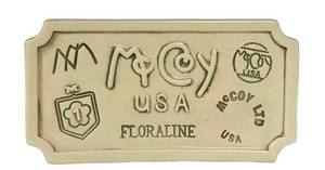 L5 - McCoy Floraline Plaque - Signed by Billie & Nelson McCoy - Limited Edition 2050