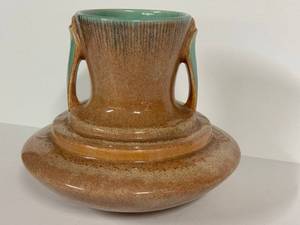 K3 - Antique Roseville Orian Tan Vase - 1935