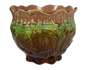 L1 - Antique Roseville Blended Pottery Bowl - Early 1900s,