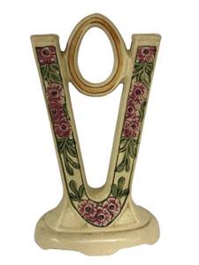 L1 - Antique Weller Roma 8-Inch Vase