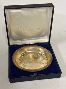 L4 - Val Hall Dedication 830 Sterling Silver Plate 2.75 in Diameter May 26, 1983
