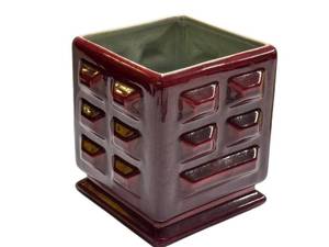 B3 - Red Wing Travertine Planter - Vintage