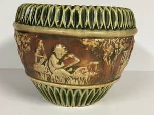 L6 - Roseville Donatello Jardiniere - Antique