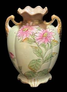 M1 - Vintage Japanese Art Nouveau Hand Painted Nippon Vase