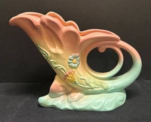 F1 - Hull Pottery Cornucopia Vase