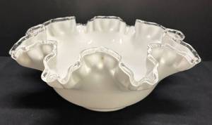 E3 - Fenton Silver Crest Bowl