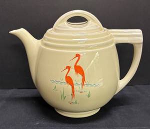 M4 - Vintage Drip-O-Lator Coffee Pot with Flamingo Scene