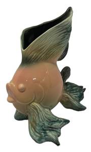 F2- Hull Ebb Tide Angelfish Vase - Vintage Hull Pottery