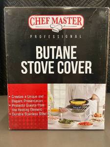 Chef Master Professional Butane Stove Cover - Stainless Steel