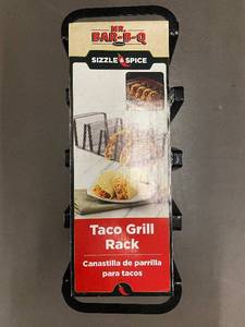 Mr. Bar-B-Q Sizzle & Spice Taco Grill Rack