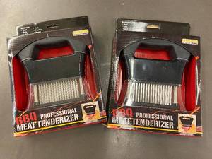 Kitchen Collection BBQ Meat Tenderizer - 48 Stainless Steel Blades - 2-Pack
