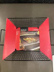 Chefmate Large Nonstick Wire Wok Topper Grill Basket Insert