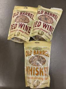 MR. BAR-B-Q Old Barrel Whiskey Barbecue Smoking Chips (Lot of 3)