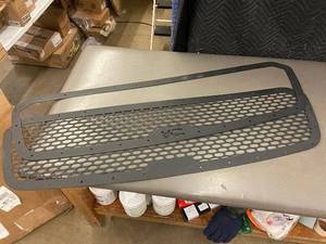 BOLC-1300 Front Grille Mesh - Hex Honeycomb, Steel, Matte Gray