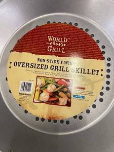World Grill Oversized Grill Skillet Non-Stick Finish