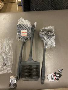 Whale Of A Brush - Stainless Steel Bristle Grill Cleaner With Patent Grip Handle