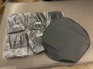 Mr. BBQ Round Tabletop Fire Pit Cover (Fabric) - 50 PCS