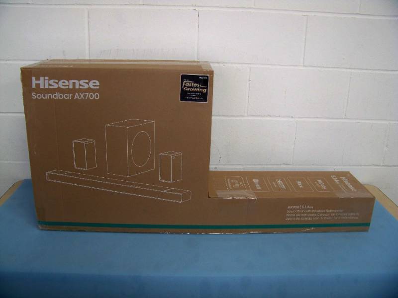 Hisense AX700 5.1.4 Ch Soundbar with Wireless Subwoofer - in Original Box