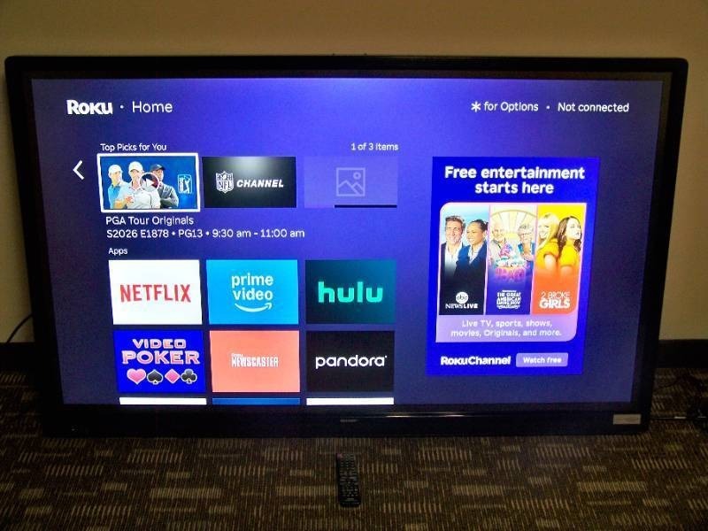 70 Sharp PN-L703B Edge-Lit LED AQUOS Interactive Touchscreen (Touch Screen) Display System with Remote Control