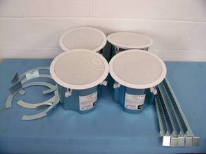 (4) JBL Control 16CT 2-Way 6.5 Coaxial Ceiling Loudspeakers  Speakers with (5) Tile Rails and (3) C-Rings
